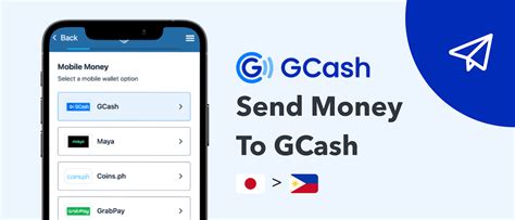 how to send gcash from japan